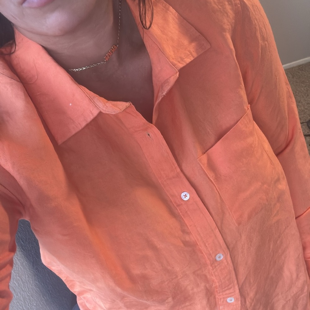 Monday swimwear -MONACO LINEN SHIRT - sunkissed - Picture 7 of 7